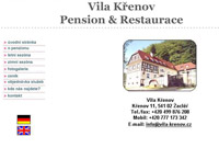 webdesign Vila Křenov